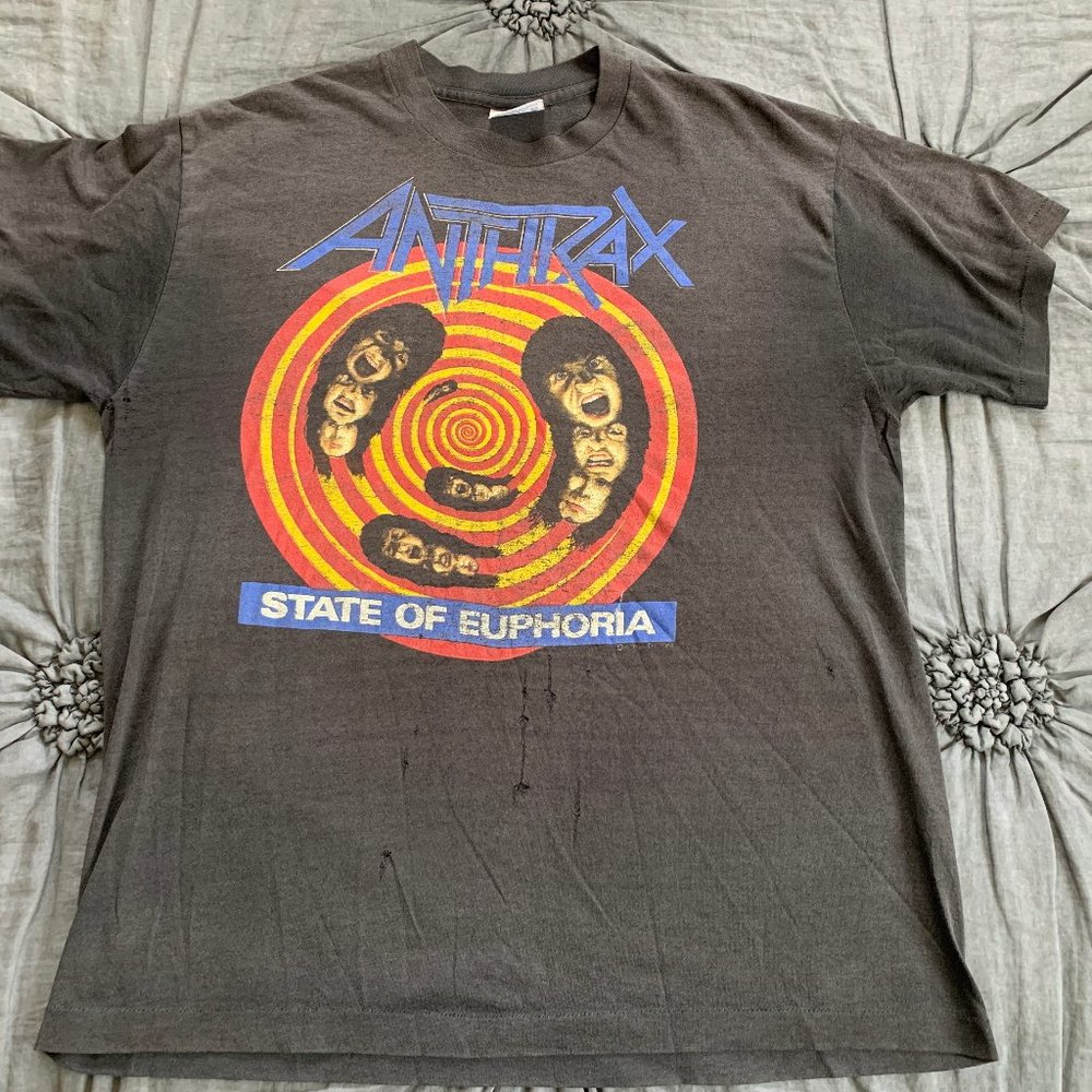 Vintage Anthrax State of Euphoria T-Shirt